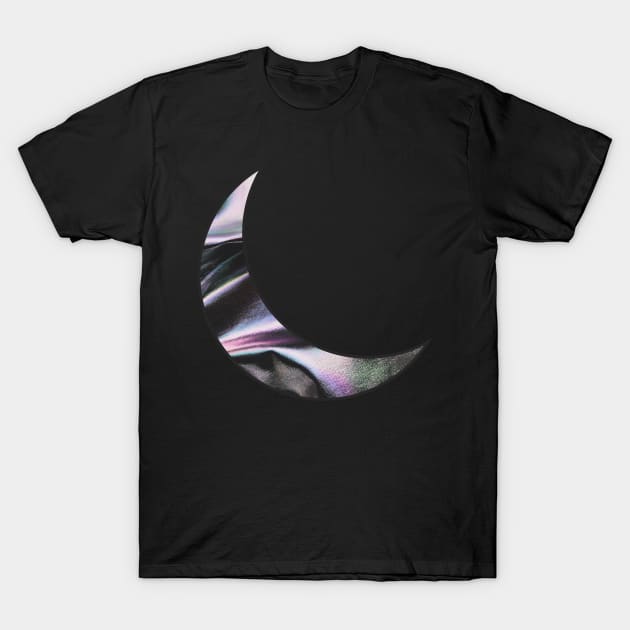 Black Holo Moon T-Shirt by ZOTAPHOTOSTUDIO